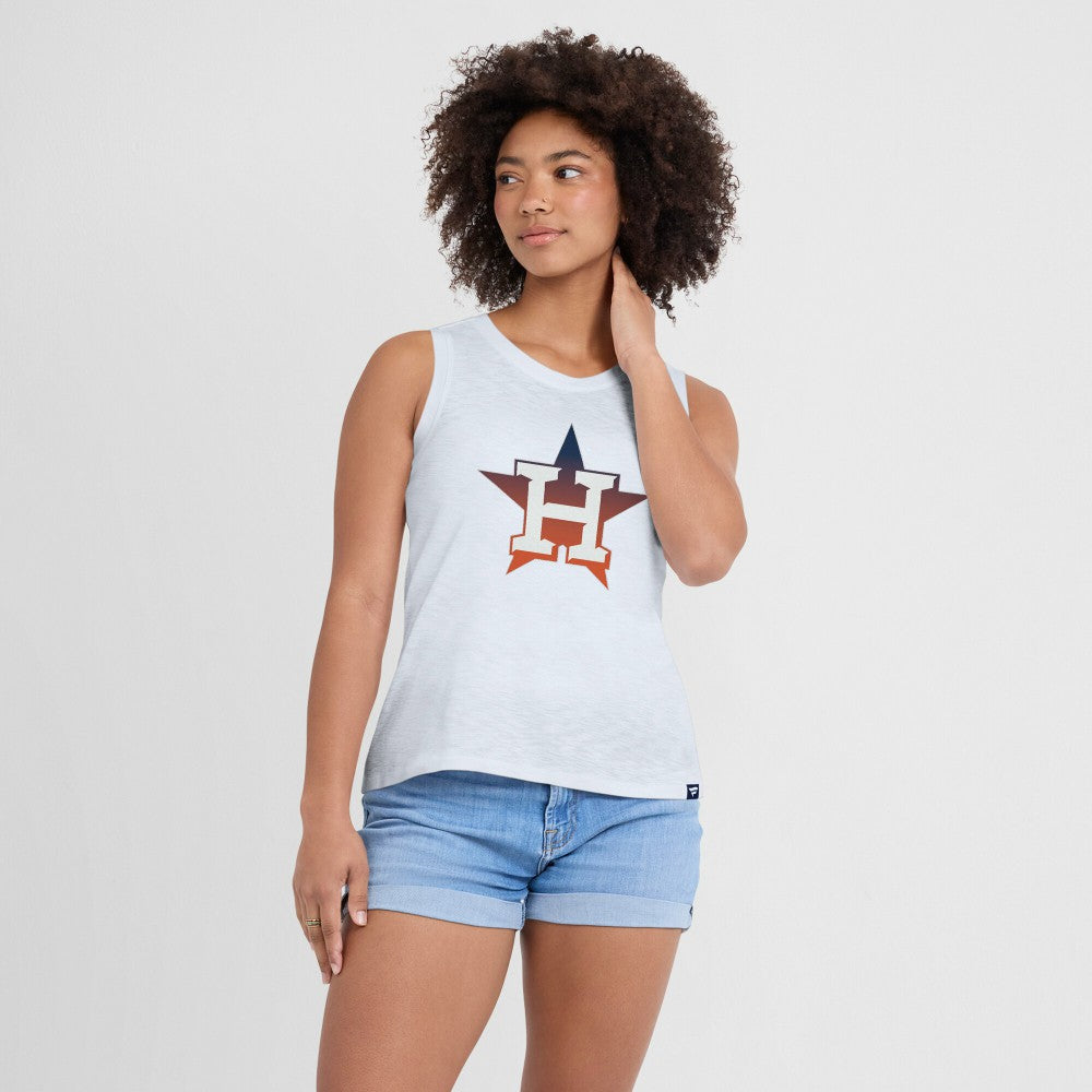 Houston Astros Fanatics Women's Activate Slub Tank Top - White Tanks