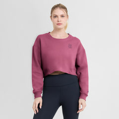 St. Louis Cardinals Fanatics Women's Studio Cropped Pullover Sweatshirt - Pink Pullover
