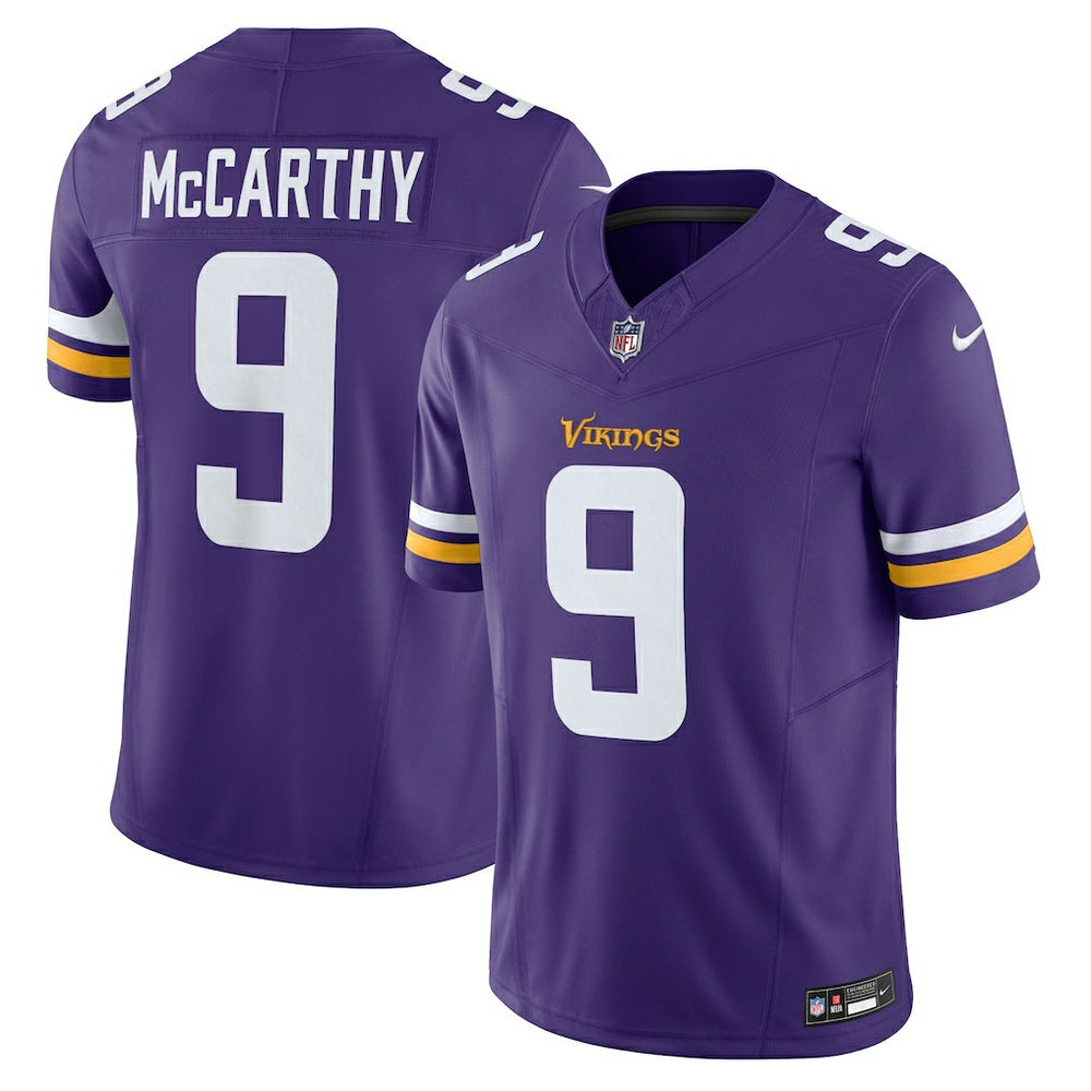 NFL J.J. McCarthy Minnesota Vikings Vapor F.U.S.E. Limited Jersey - Purple