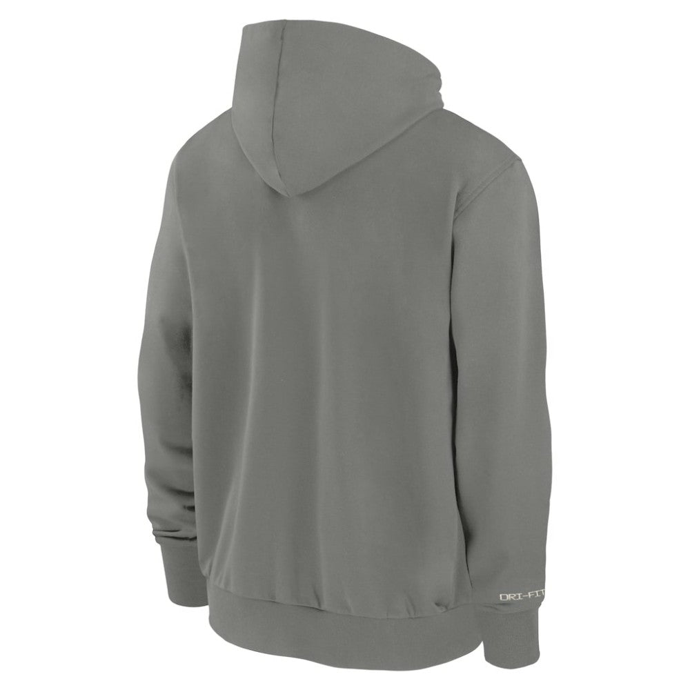 Cincinnati Reds Nike Authentic Collection Travel Performance Full-Zip Hoodie - Charcoal Hoodies