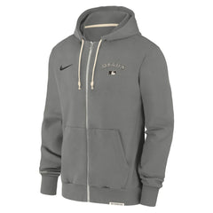 Colorado Rockies Nike Authentic Collection Travel Performance Full-Zip Hoodie - Charcoal Hoodies