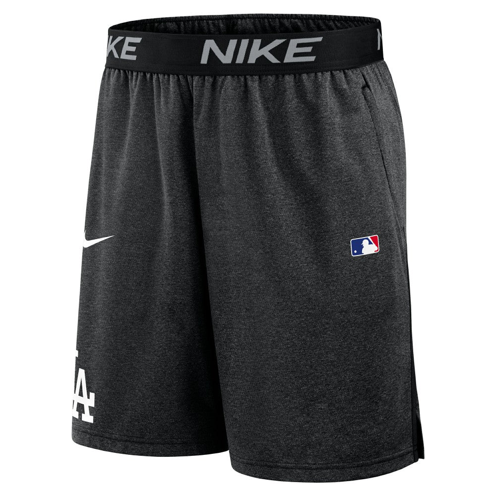 Los Angeles Dodgers Nike Authentic Collection Performance Knit Shorts - Black Shorts