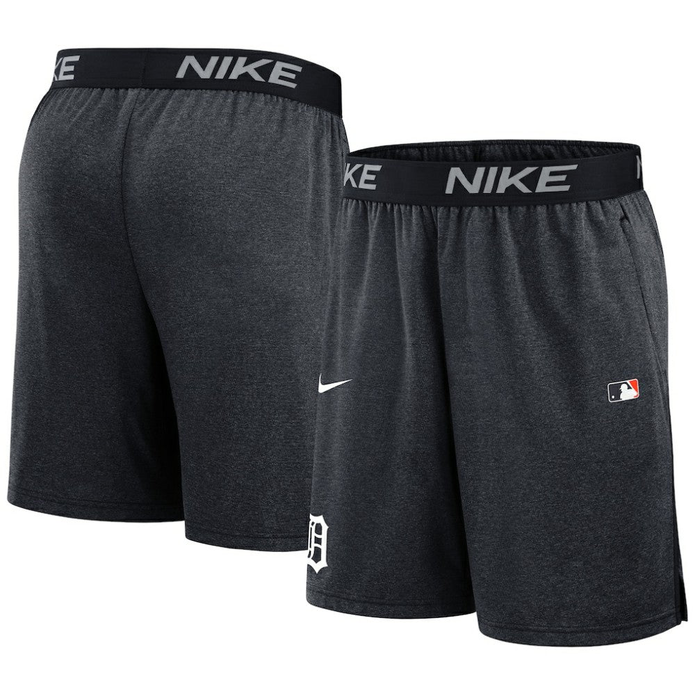 Detroit Tigers Nike Authentic Collection Performance Knit Shorts - Navy Shorts