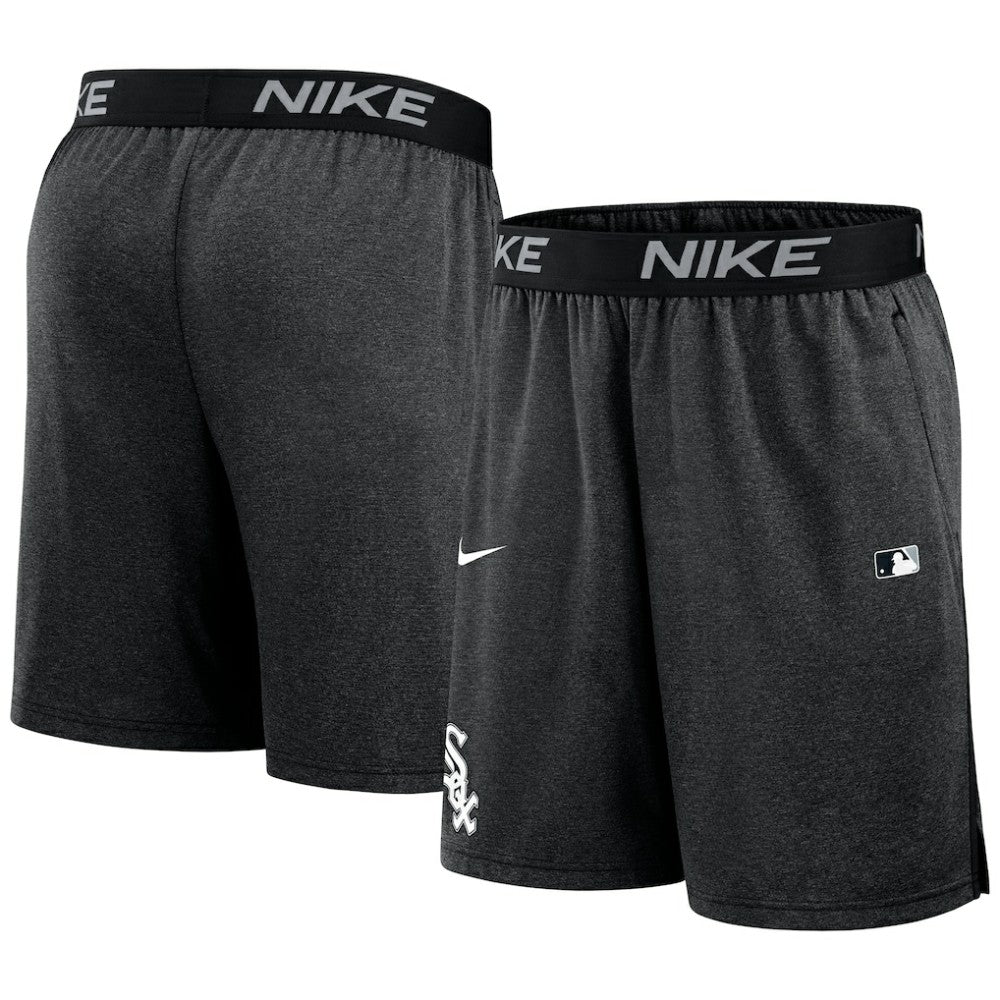 Chicago White Sox Nike Authentic Collection Performance Knit Shorts - Black Shorts