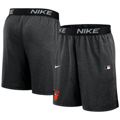 Baltimore Orioles Nike Authentic Collection Performance Knit Shorts - Black Shorts