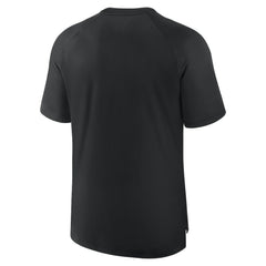 Tampa Bay Rays Nike Authentic Collection Pregame Raglan Dri-FIT T-Shirt - Black T-shirts