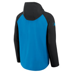 Miami Marlins Nike Authentic Collection Raglan Performance Full-Zip Jacket - Blue/Black Jackets