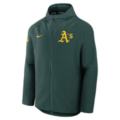 Athletics Nike Authentic Collection Raglan Performance Full-Zip Jacket - Green Jackets