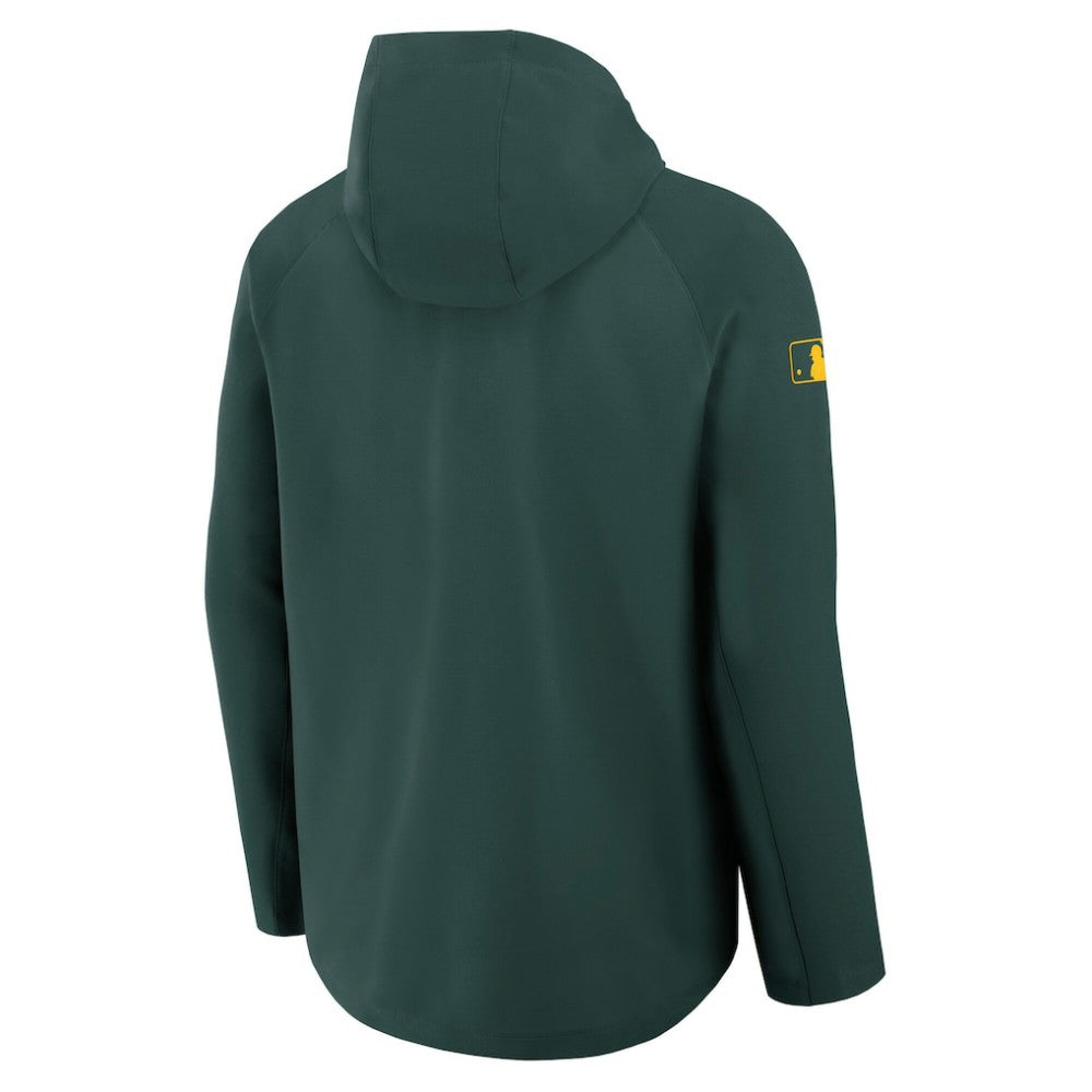 Athletics Nike Authentic Collection Raglan Performance Full-Zip Jacket - Green Jackets