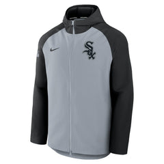 Chicago White Sox Nike Authentic Collection Raglan Performance Full-Zip Jacket - Gray/Black Jackets