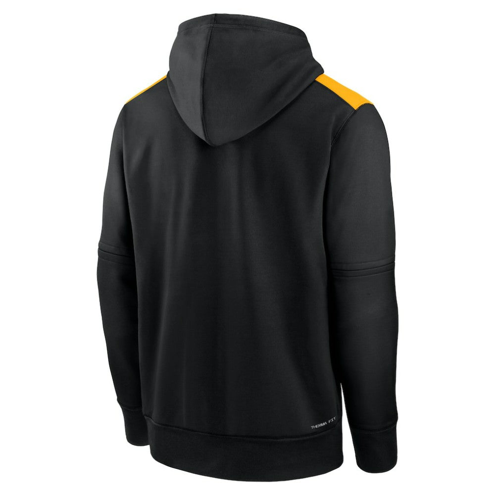 Pittsburgh Pirates Nike Authentic Collection Performance Pullover Hoodie - Black Hoodies