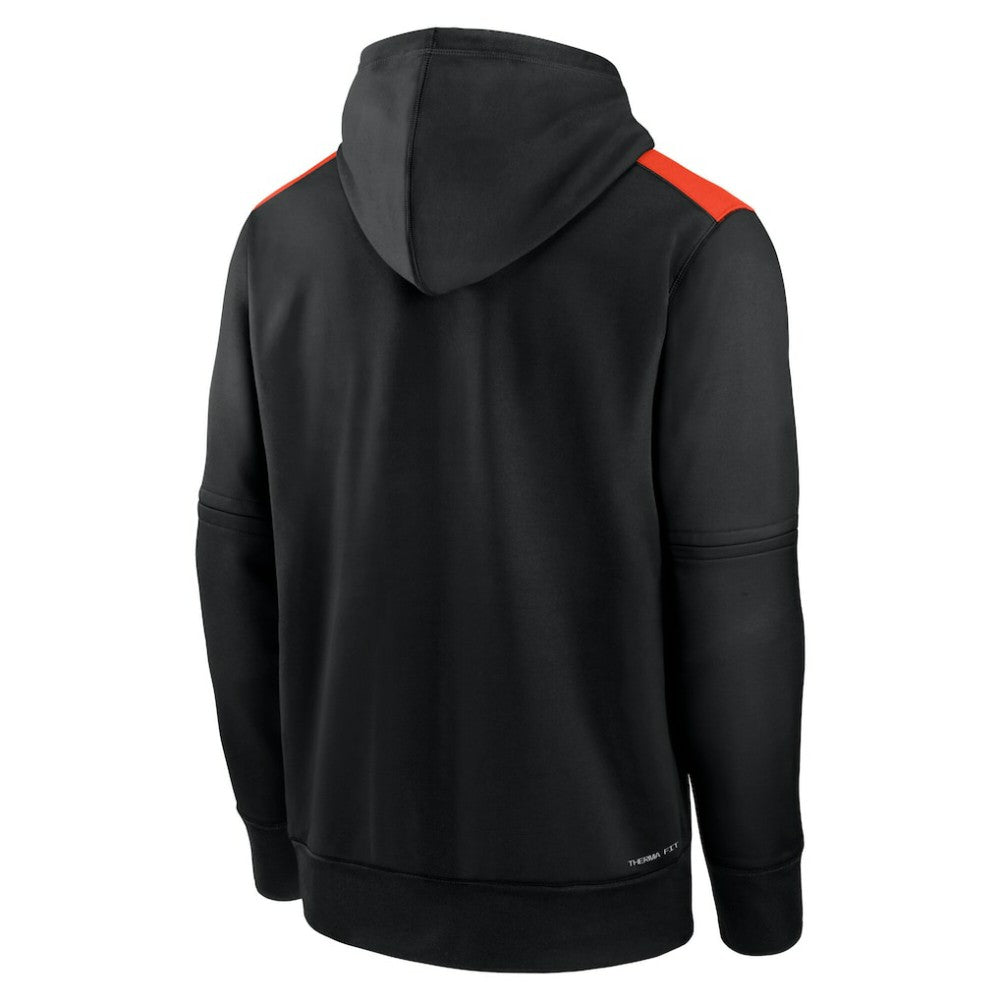Baltimore Orioles Nike Authentic Collection Performance Pullover Hoodie - Black Hoodies
