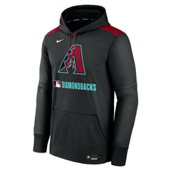 Arizona Diamondbacks Nike Authentic Collection Performance Pullover Hoodie - Black Hoodies