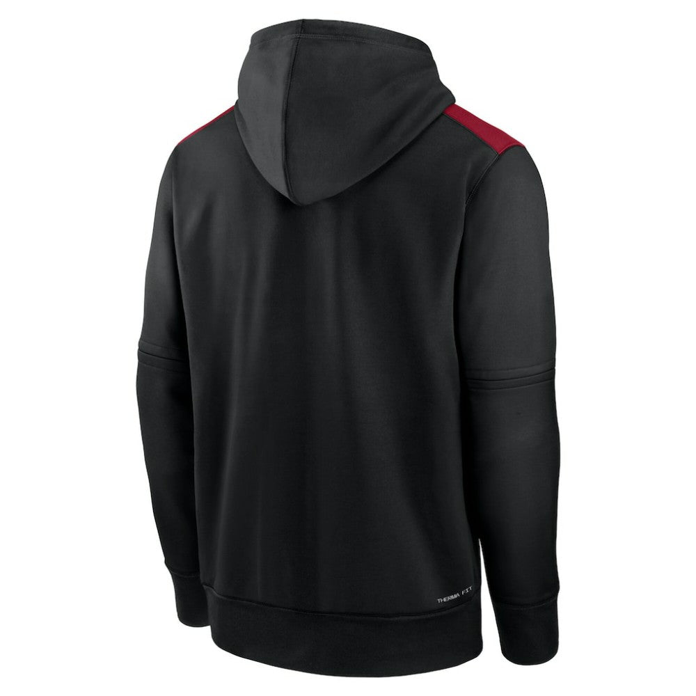 Arizona Diamondbacks Nike Authentic Collection Performance Pullover Hoodie - Black Hoodies