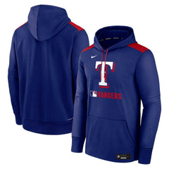 Texas Rangers Nike Authentic Collection Performance Pullover Hoodie - Royal Hoodies