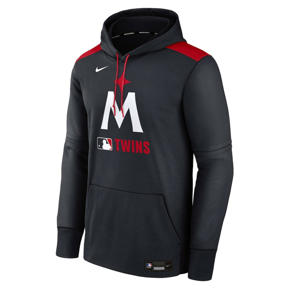 Minnesota Twins Nike Authentic Collection Performance Pullover Hoodie - Navy Hoodies