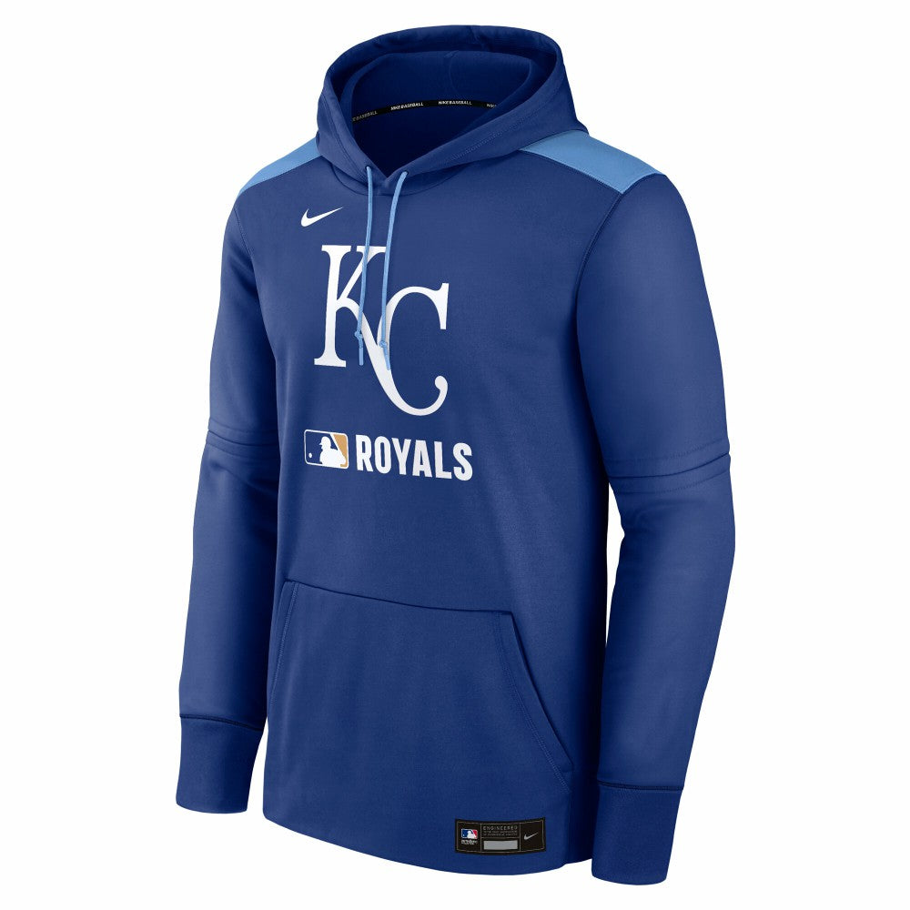 Kansas City Royals Nike Authentic Collection Performance Pullover Hoodie - Royal Hoodies