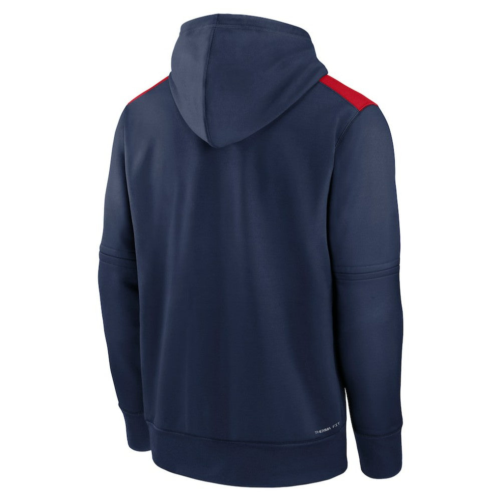 Boston Red Sox Nike Authentic Collection Performance Pullover Hoodie - Navy Hoodies