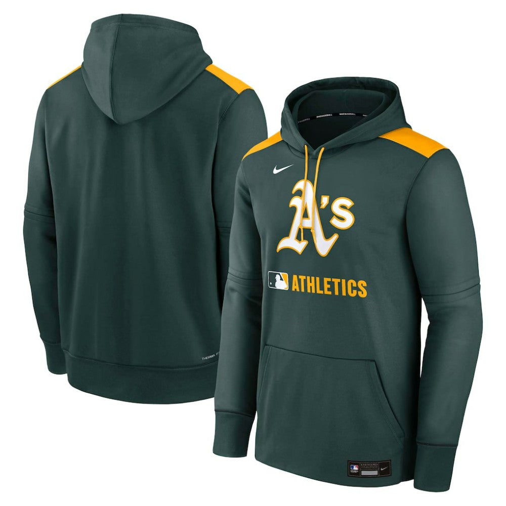 Athletics Nike Authentic Collection Performance Pullover Hoodie - Green Hoodies