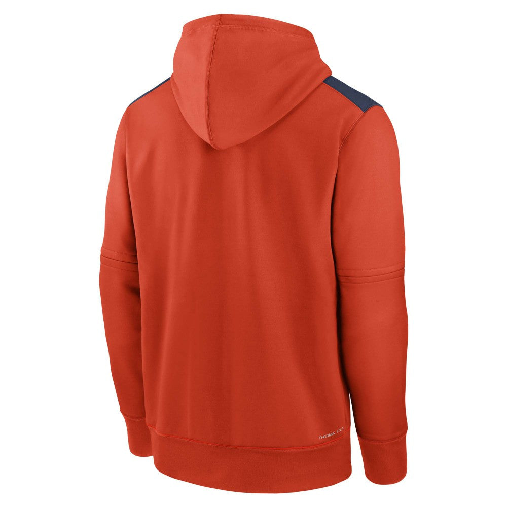 Houston Astros Nike Authentic Collection Performance Pullover Hoodie - Orange Hoodies