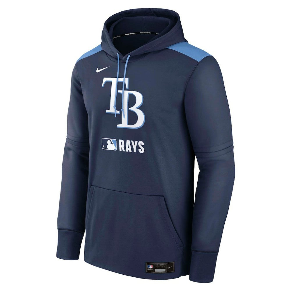 Tampa Bay Rays Nike Authentic Collection Performance Pullover Hoodie - Navy Hoodies