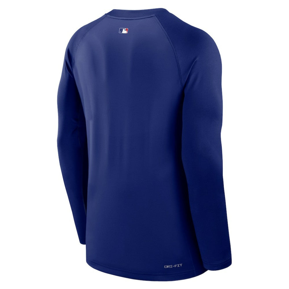 Los Angeles Dodgers Nike Authentic Collection Game Time Raglan Dri-FIT Long Sleeve T-Shirt - Royal T-shirts