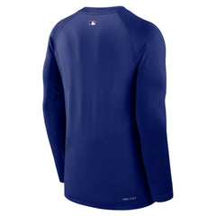 Los Angeles Dodgers Nike Authentic Collection Game Time Raglan Dri-FIT Long Sleeve T-Shirt - Royal T-shirts