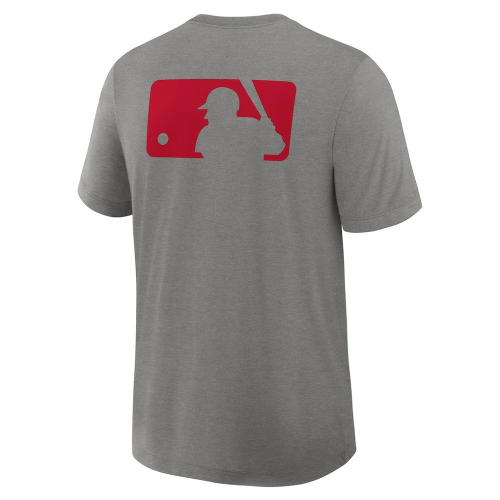 Boston Red Sox Nike Authentic Collection Early Work Tri-Blend Dri-FIT T-Shirt - Heather Charcoal T-shirts