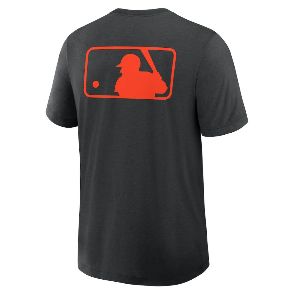 Baltimore Orioles Nike Authentic Collection Early Work Tri-Blend Dri-FIT T-Shirt - Black T-shirts