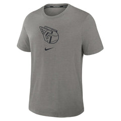 Cleveland Guardians Nike Authentic Collection Early Work Tri-Blend Dri-FIT T-Shirt - Heather Charcoal T-shirts