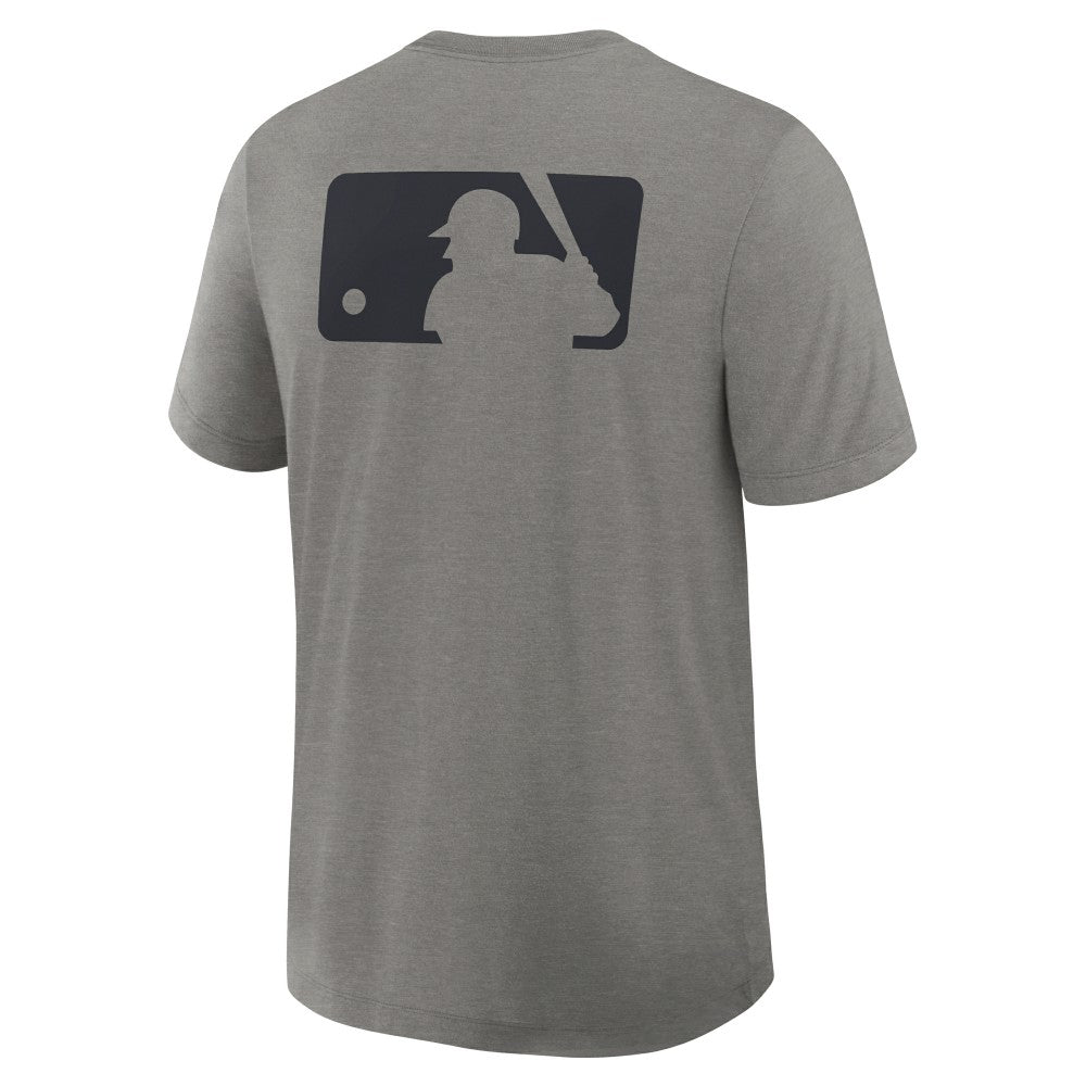 Cleveland Guardians Nike Authentic Collection Early Work Tri-Blend Dri-FIT T-Shirt - Heather Charcoal T-shirts