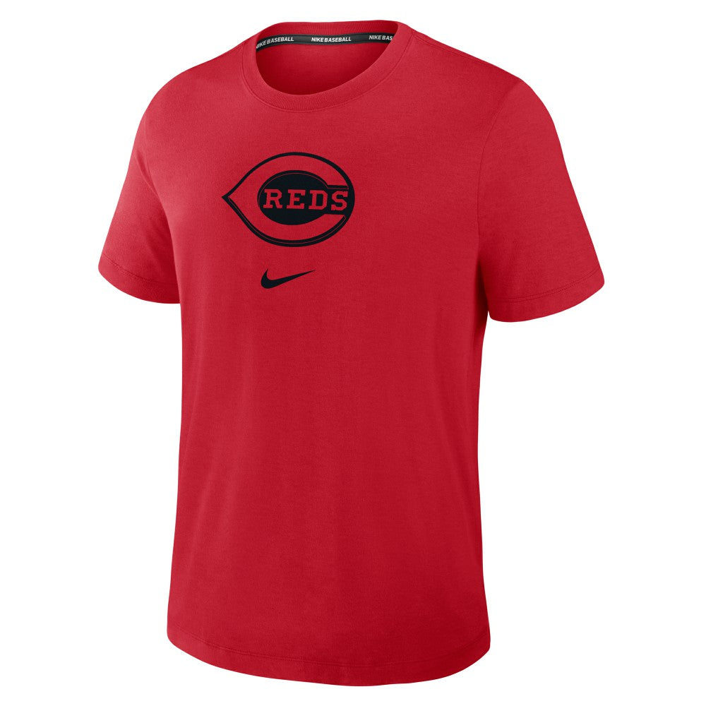 Cincinnati Reds Nike Authentic Collection Early Work Tri-Blend Dri-FIT T-Shirt - Red T-shirts