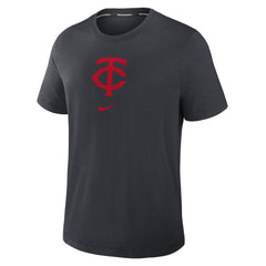 Minnesota Twins Nike Authentic Collection Early Work Tri-Blend Dri-FIT T-Shirt - Black T-shirts
