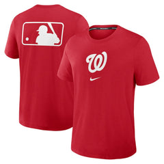 Washington Nationals Nike Authentic Collection Early Work Tri-Blend Dri-FIT T-Shirt - Red T-shirts