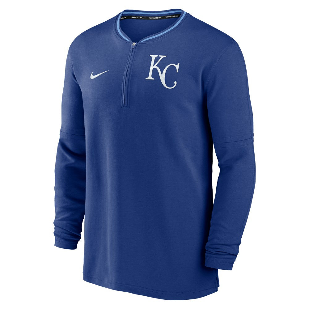 Kansas City Royals Nike Authentic Collection Performance Half-Zip Top - Royal Tops
