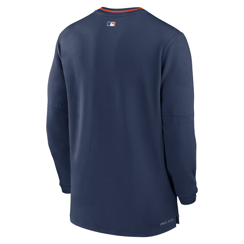 Houston Astros Nike Authentic Collection Performance Half-Zip Top - Navy Tops