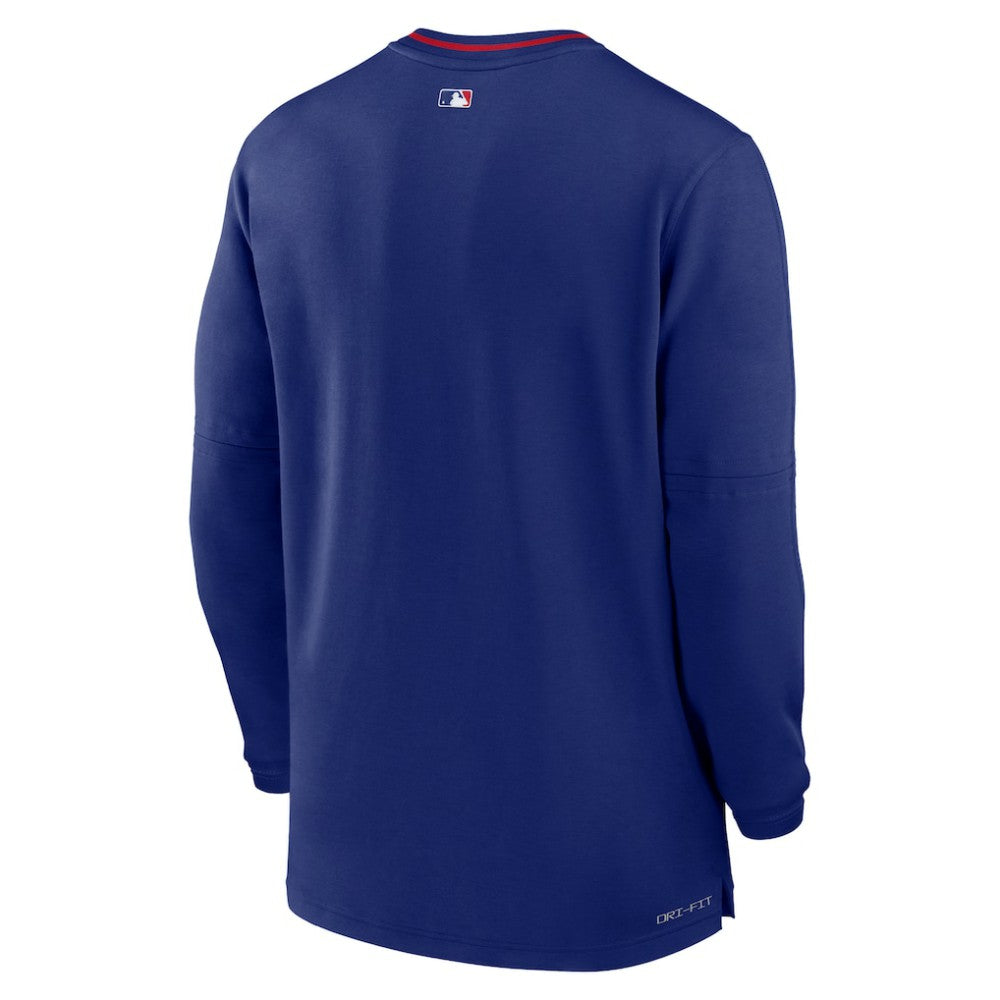 Texas Rangers Nike Authentic Collection Performance Half-Zip Pullover - Royal Pullover