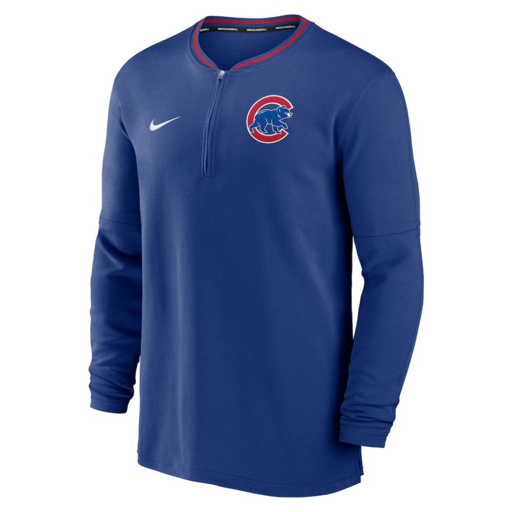 Chicago Cubs Nike Authentic Collection Performance Half-Zip Top - Royal Tops