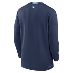 Tampa Bay Rays Nike Authentic Collection Performance Half-Zip Top - Navy Tops