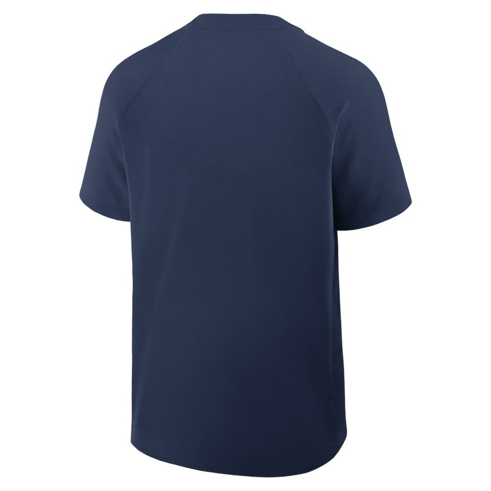 Houston Astros Nike Authentic Collection Raglan Short Sleeve Windshirt - Navy