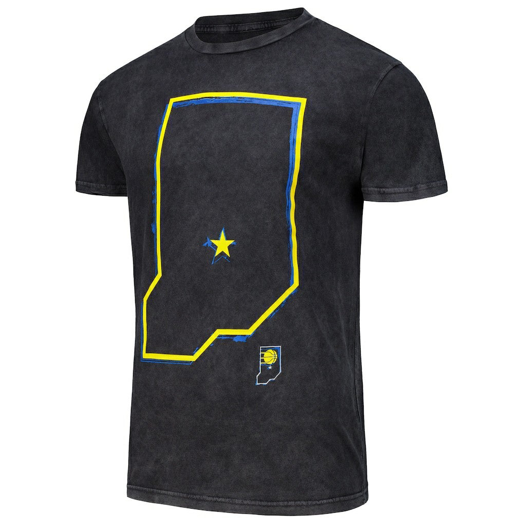 Indiana Pacers Stadium Essentials Unisex Vintage T-Shirt Black
