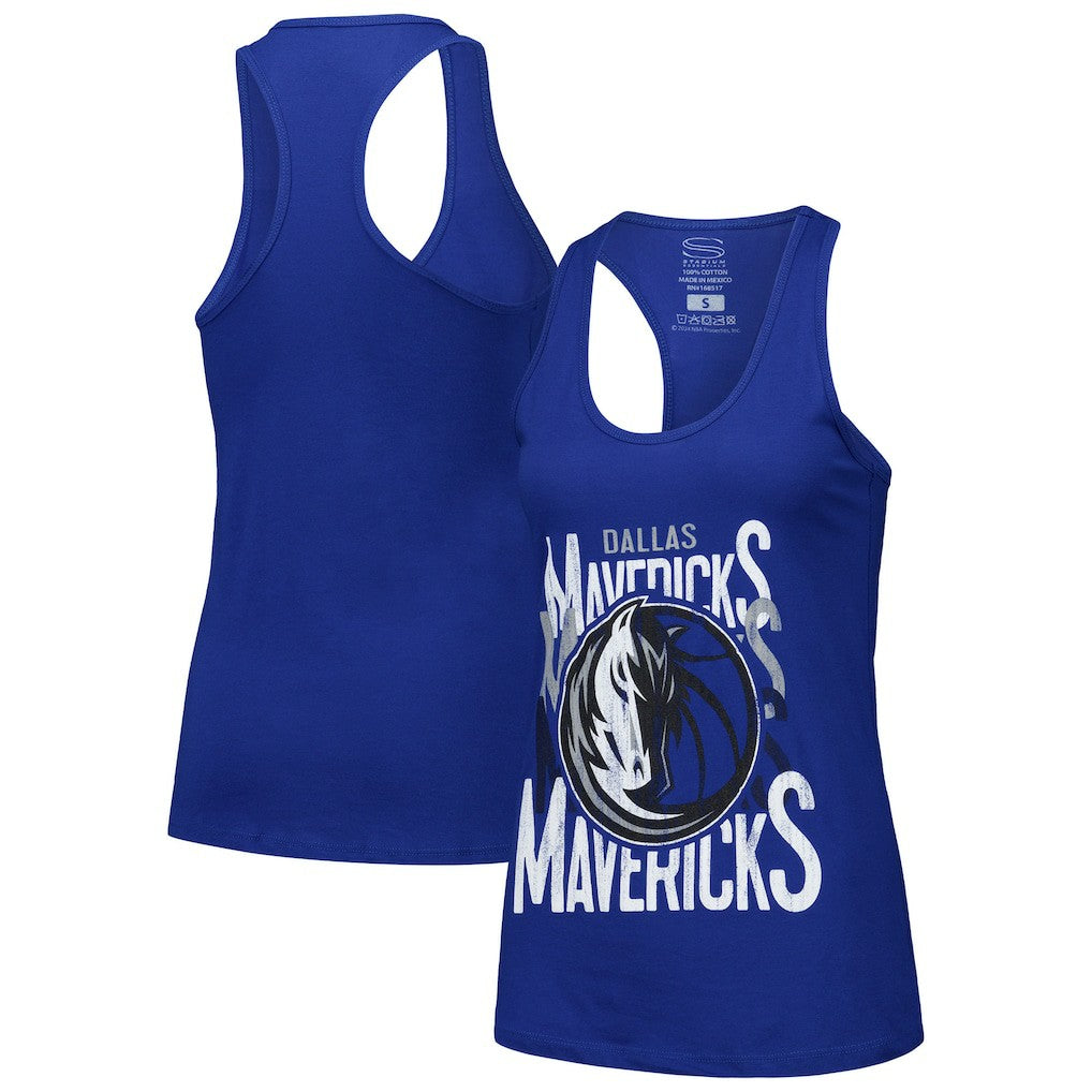 Dallas Mavericks Stadium Essentials Women's Dedication Tank Top Blue