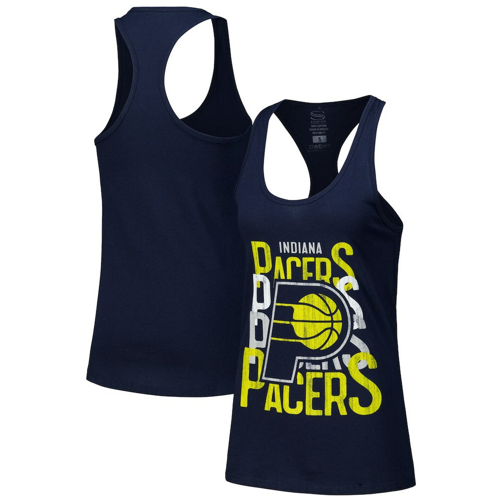 Indiana Pacers Stadium Essentials Women's Dedication Tank Top Navy