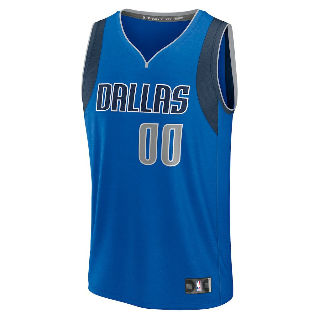 Dallas Mavericks Fast Break Custom Jersey Icon Editi- Blue
