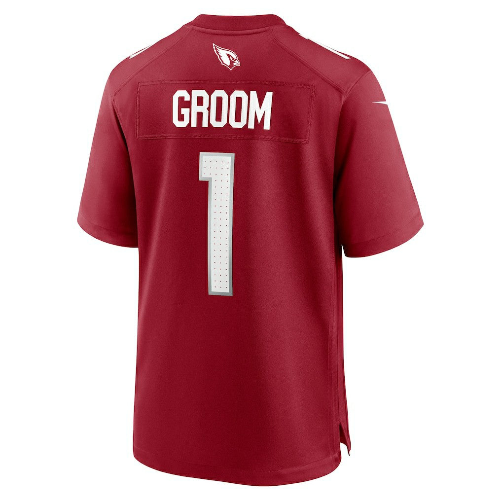 Number 1 Groom Arizona Cardinals Game Jersey Cardinal