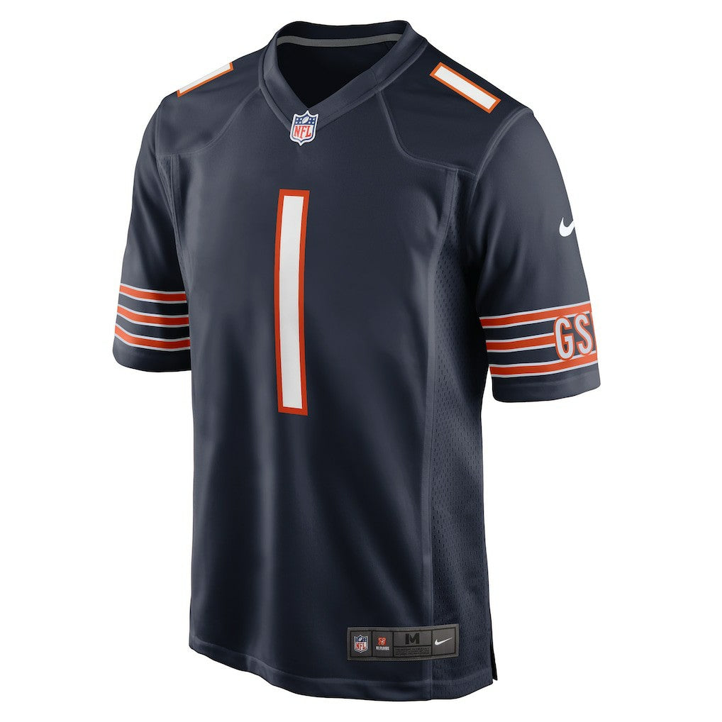 Number 1 Groom Chicago Bears Game Jersey Navy