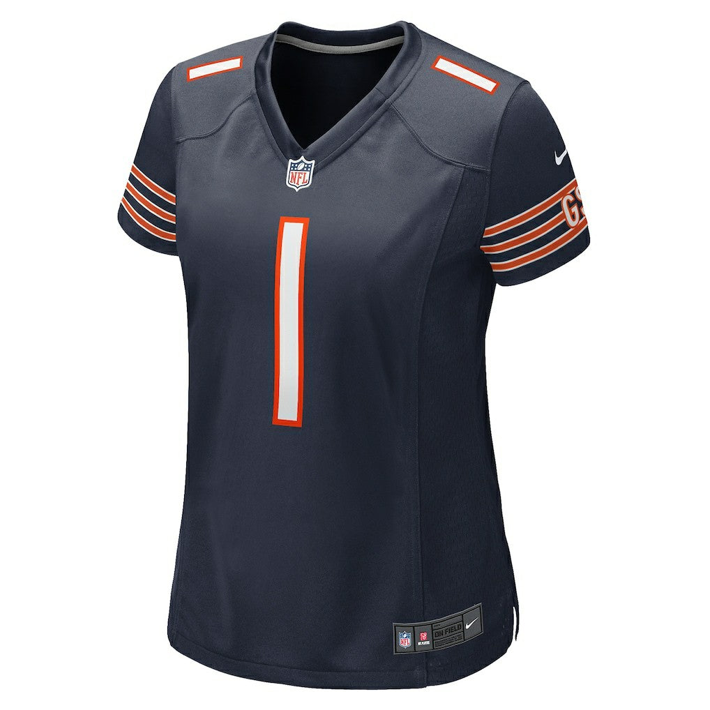 Number 1 Bride Chicago Bears Women's Game Jersey Navy