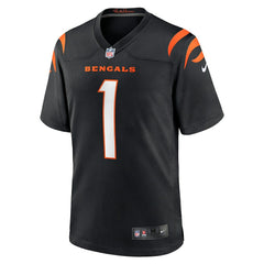 Number 1 Groom Cincinnati Bengals Game Jersey Black