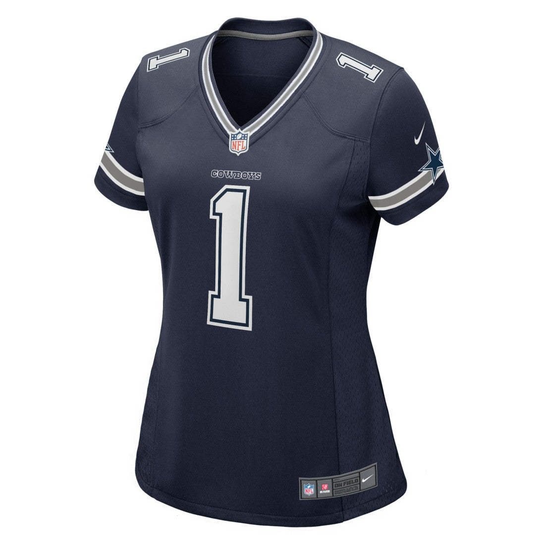 Number 1 Bride Dallas Cowboys Women's Game Jersey Navy