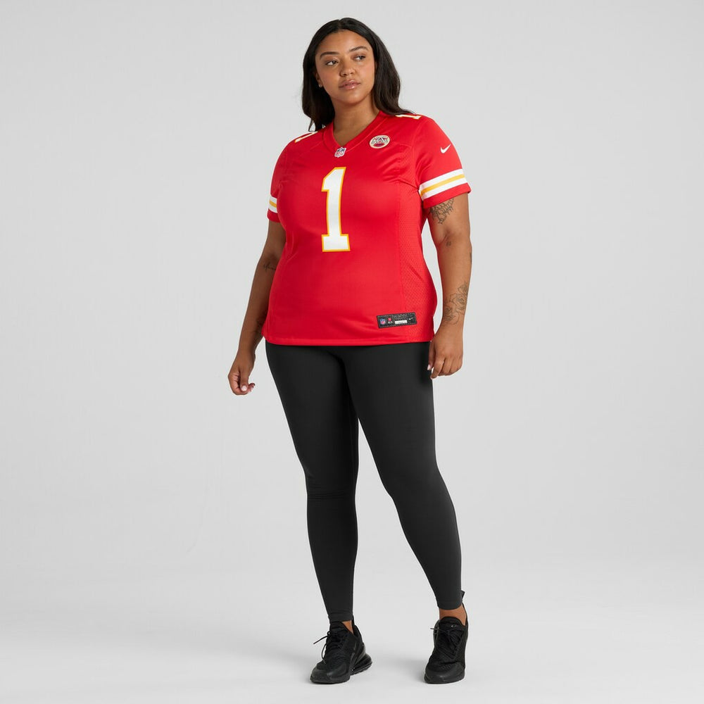 Number 1 Bride Kansas City Chiefs Women's Game Jersey Red
